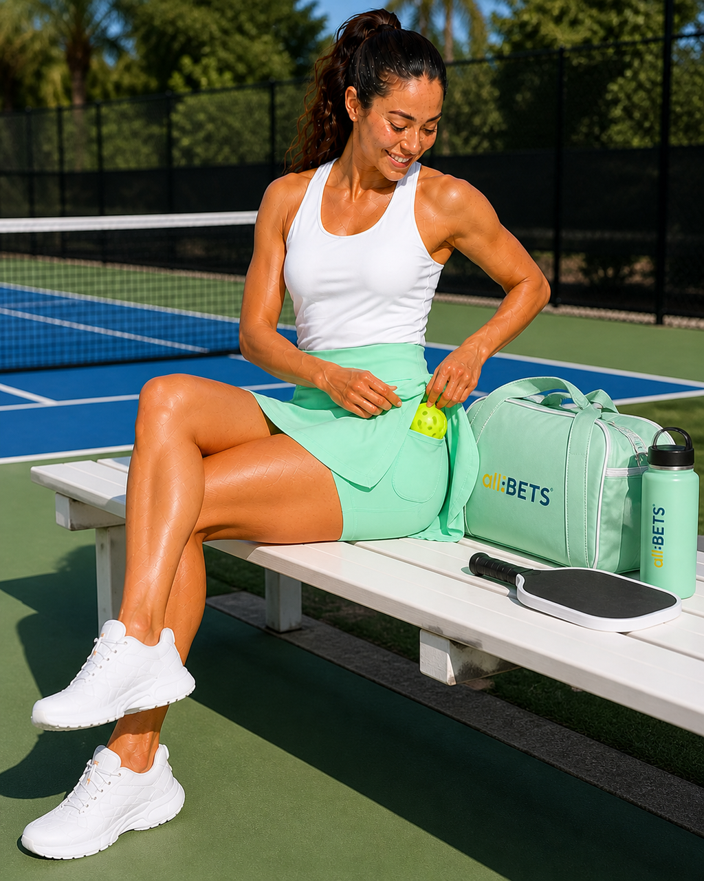 Performance Skirts Mint Green (With Lining)