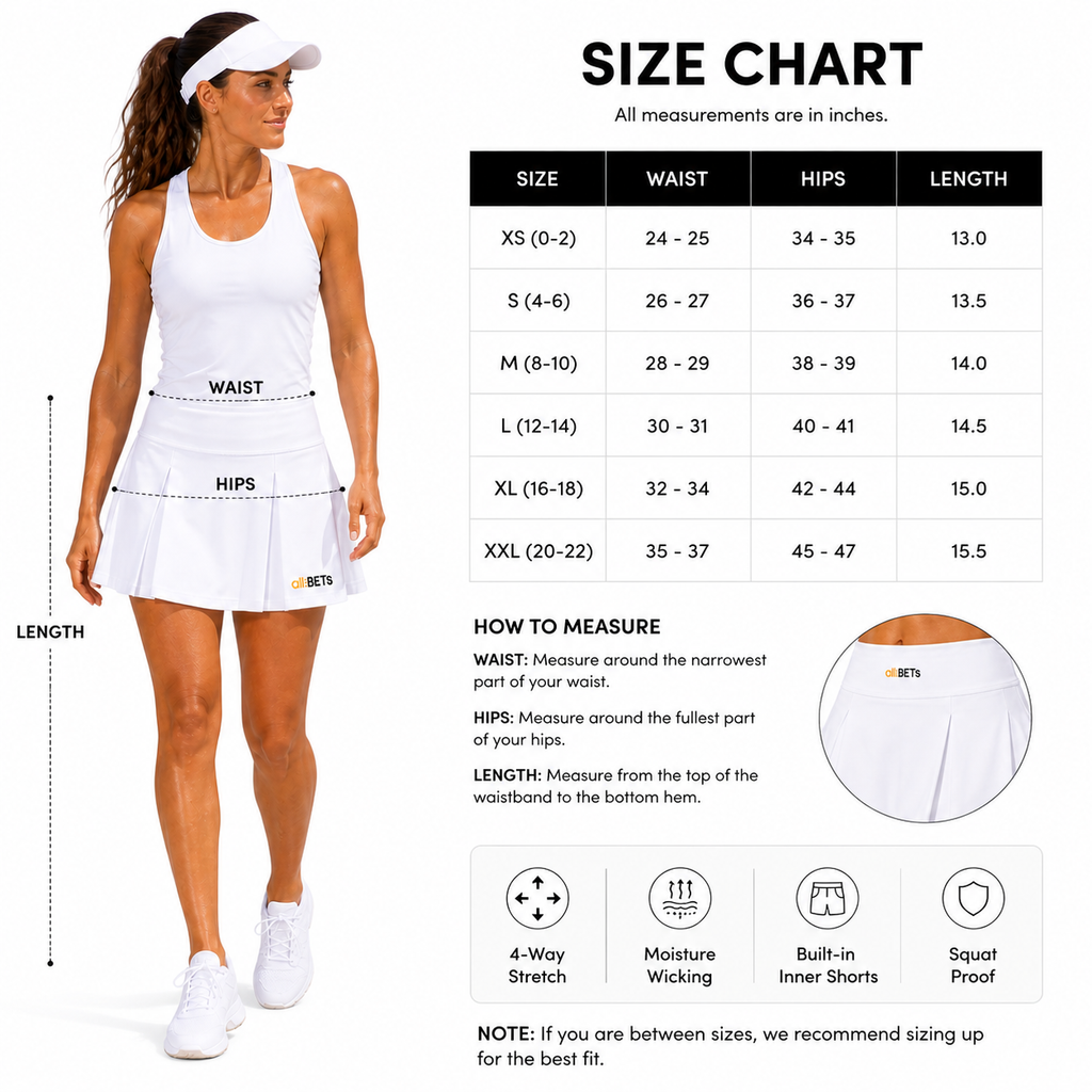 Performance Skirts White