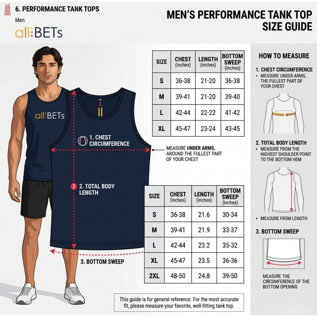 all:BETs Performance Tank Top