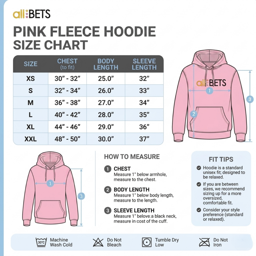all:BETS Essential Fleece Hoodie