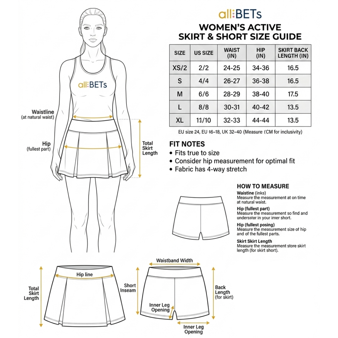 all:BETs Performance Skirt