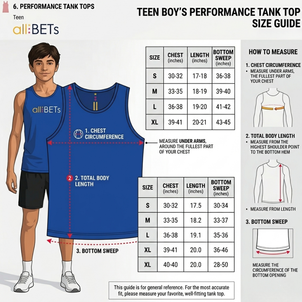 all:BETs Performance Tank Top